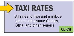 Taxi Preise Sölden, Ötztal, Tirol und überregional