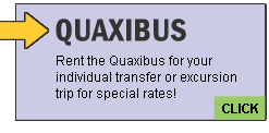 Der Quaxibus für Ausflüge, Transfers und vieles mehr...